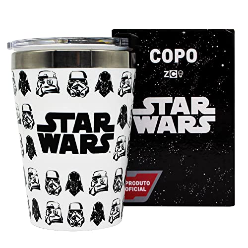 COPO VIAGEM SNAP 300ML STORMTROOPERS E VADER