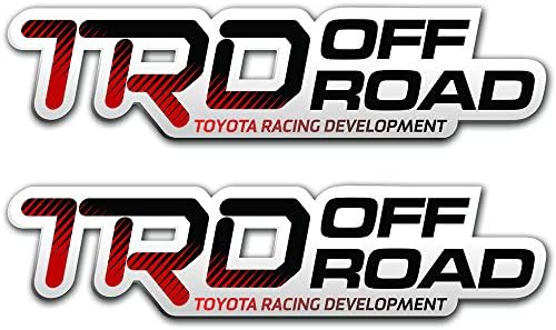 GOLD HOOK TRD 4x4 Off Road Decal | Replacement Sticker | Bedside Off Road Emblem for 4x4 Truck