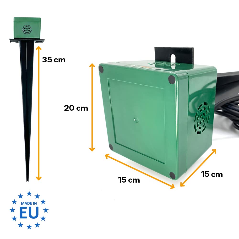Repellente per roditori a ultrasuoni Ratti | Silenzioso ed Efficace | Parcheggi Magazzini