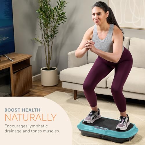Image of Lifepro Waver Vibration Plate Exercise Machine - High-Intensity Vibration Plate for Lymphatic Drainage - Full-Body Workout Vibrating Platform with Loop Bands - Fitness Equipment for Strength & Toning