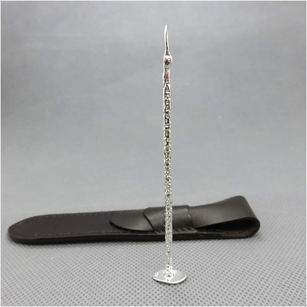 Handmade Sterling Silver Pipe Pressure Bar Tool Duckbill Shape Tobacco Pipe Cleaner for Pipe Tobacco Cleaning Tool