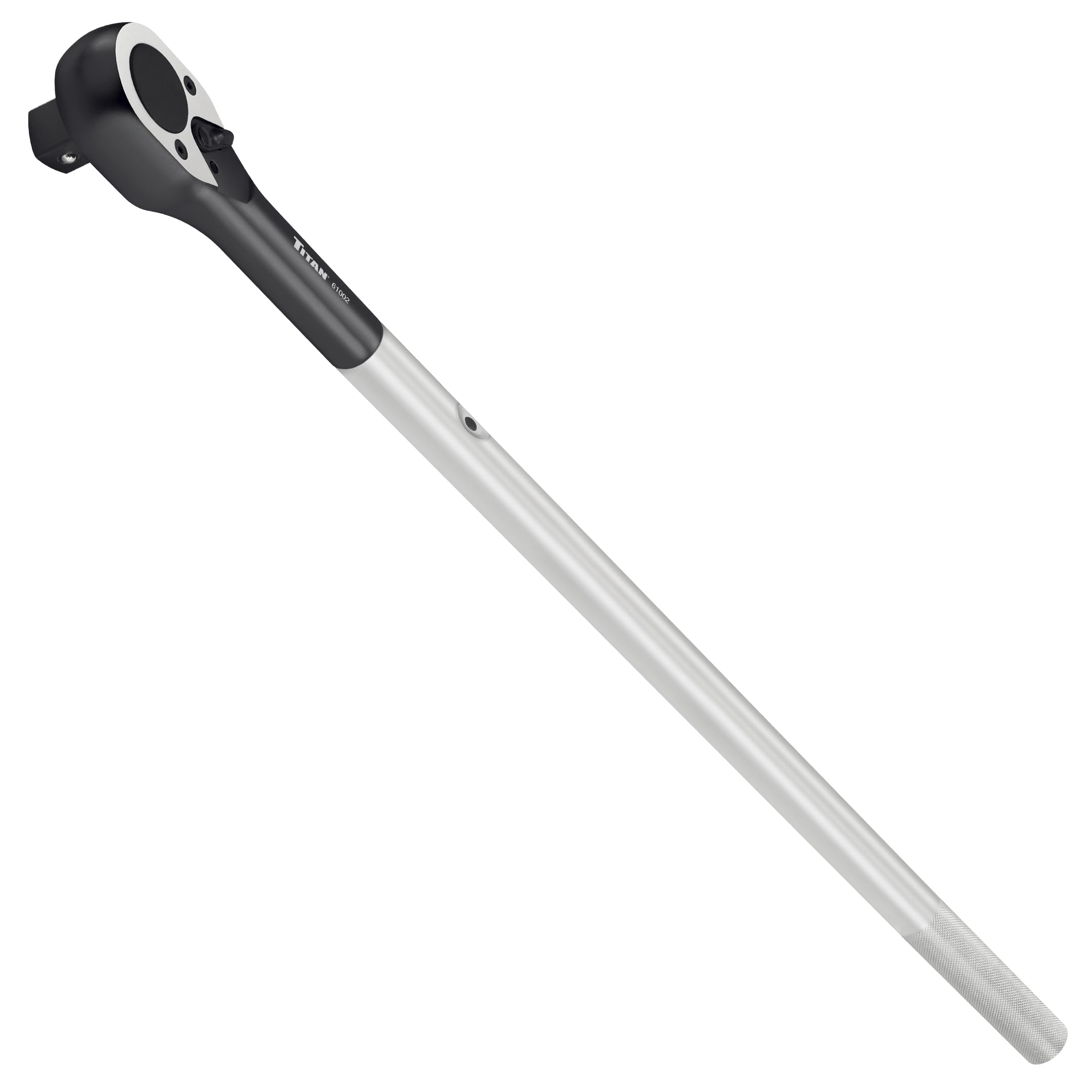Titan Bar-X Ratsche, 1 Zoll Antrieb, 89,8 Cm Lang, 24-Zahn, Für Hohes Drehmoment, Tropfenförmiger Griff