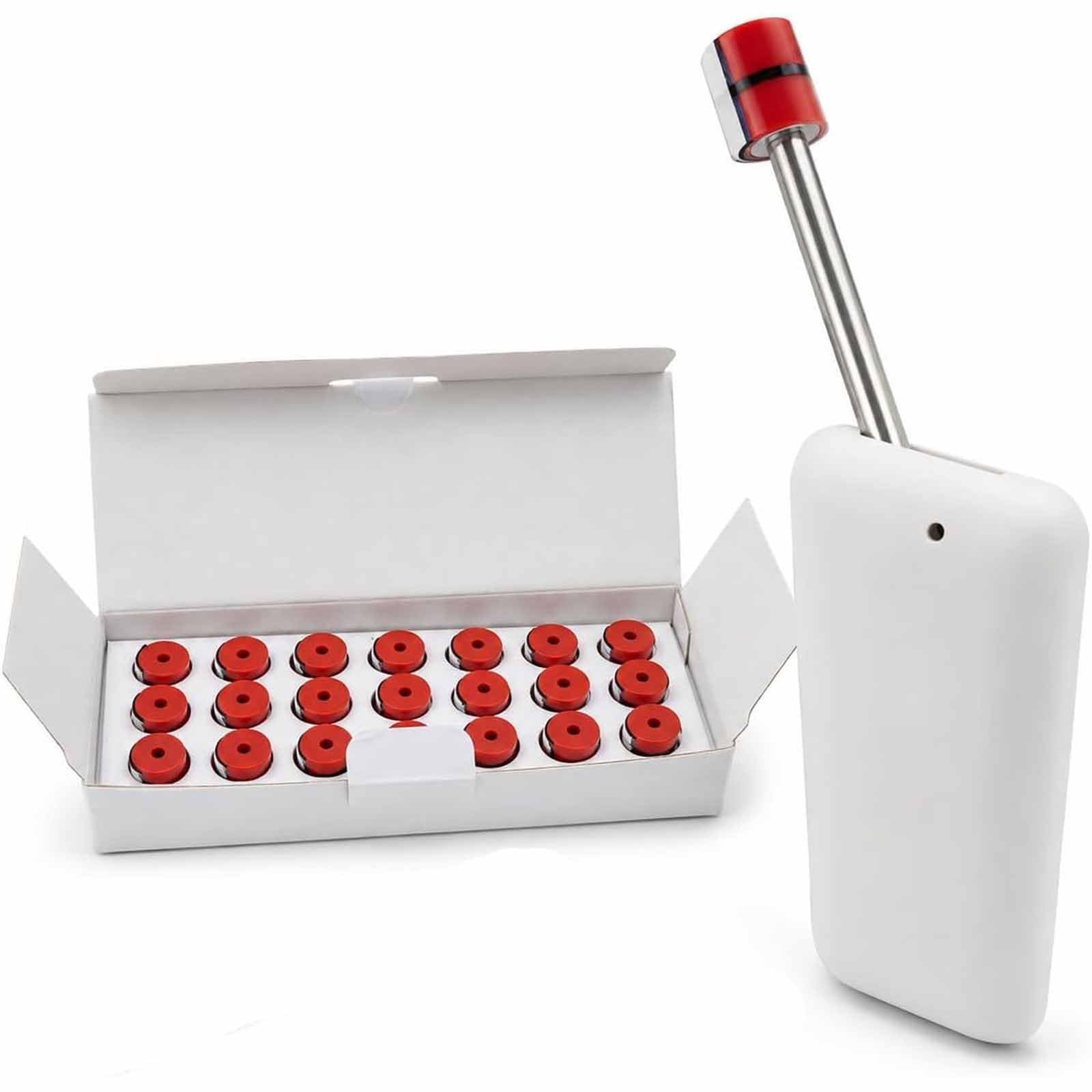 Tester ostrych krawędzi, 21 szt. nasadek testowych, nacisk 680 g