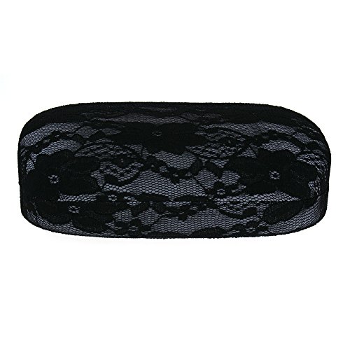 PASTL Sunglasses & Glasses Protective Hard Case Rectangular Lace Black2
