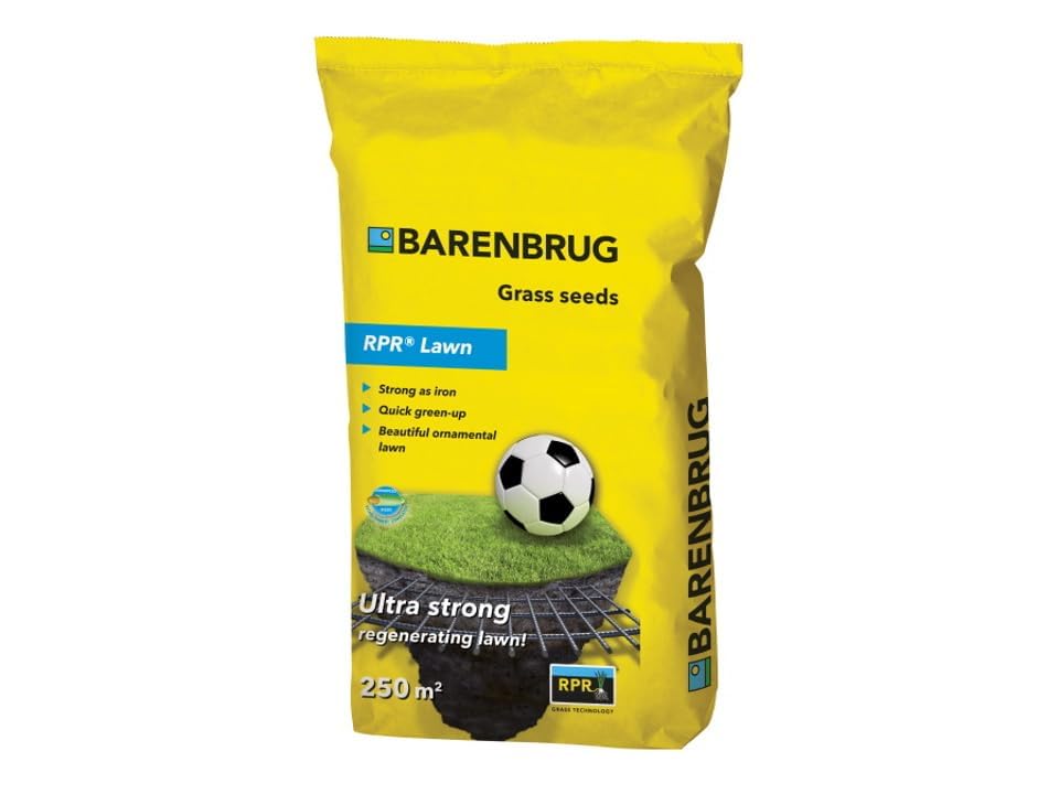 Barenbrug RPR® Lawn Semi per Prato, Ultra Resistente al Calpestio, Rigenerazione Rapida, 5 kg, 250 m²