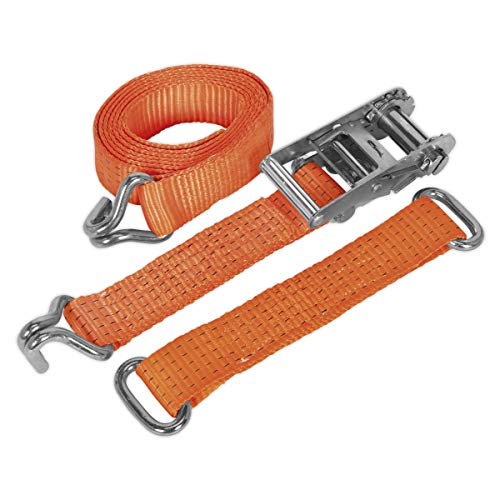 Sangle à cliquet Sealey Tdrws 50mm pour transporteur de voiture et arrimage de roue en acier