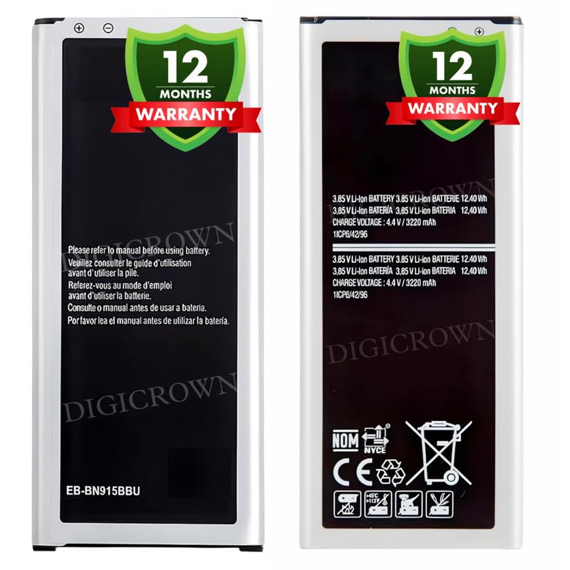 Image of Original EB-BN915BBE Battery Compatible for Samsung Galaxy Note Edge - (3000mAh) - 1 Year Warranty DF7