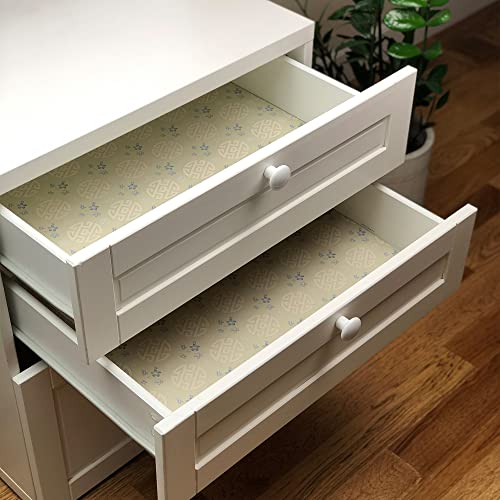Scentennials Scented Drawer And Shelf Liners - Oriental Print -12 Sheets 16.5 X 22 Inch Non-Adhesive - Perfect For Closet Shelves And Dresser Drawers (Jasmine & Lily) #TOP3