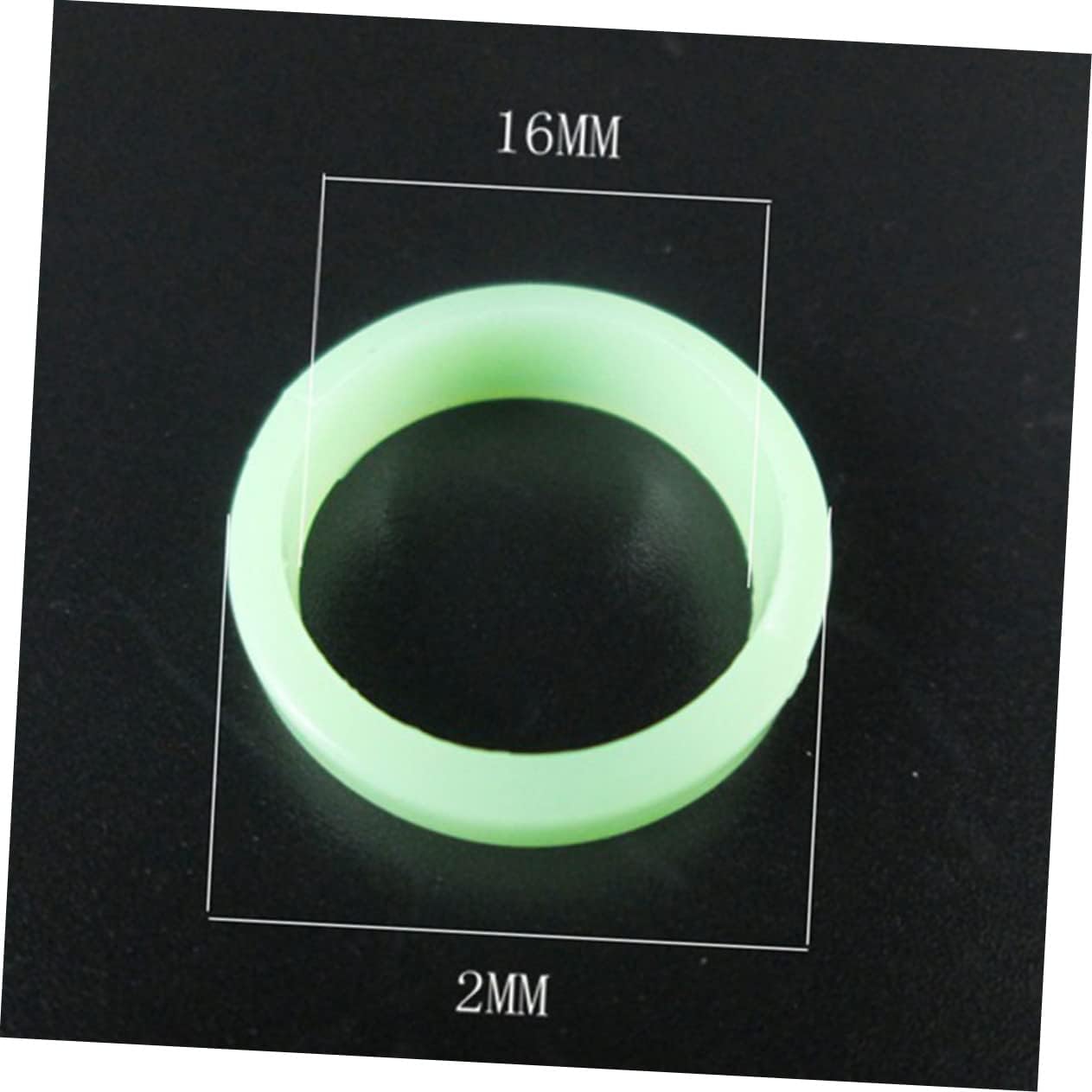 200 Pcs Party Supplies Glow-in-the- Fluorescence Ring Finger Decoration Luminous Ring Finger