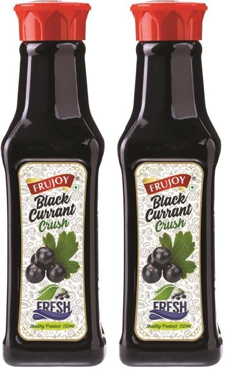 Frujoy Black Currant Crush 750ml | For Fruit Mocktail | Cocktail | Cake | Baking Essentials | Juices | Beverages (Pack of 2)-image-18