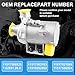 DOFOCH 11517563183 11517586925 Electric Engine Water Pump and Thermostat w/Bolt Compatible with BMW X3 Z4 X5 E90 328i 323i 128i 528i OE# 11517586924 11517546994 11517521584