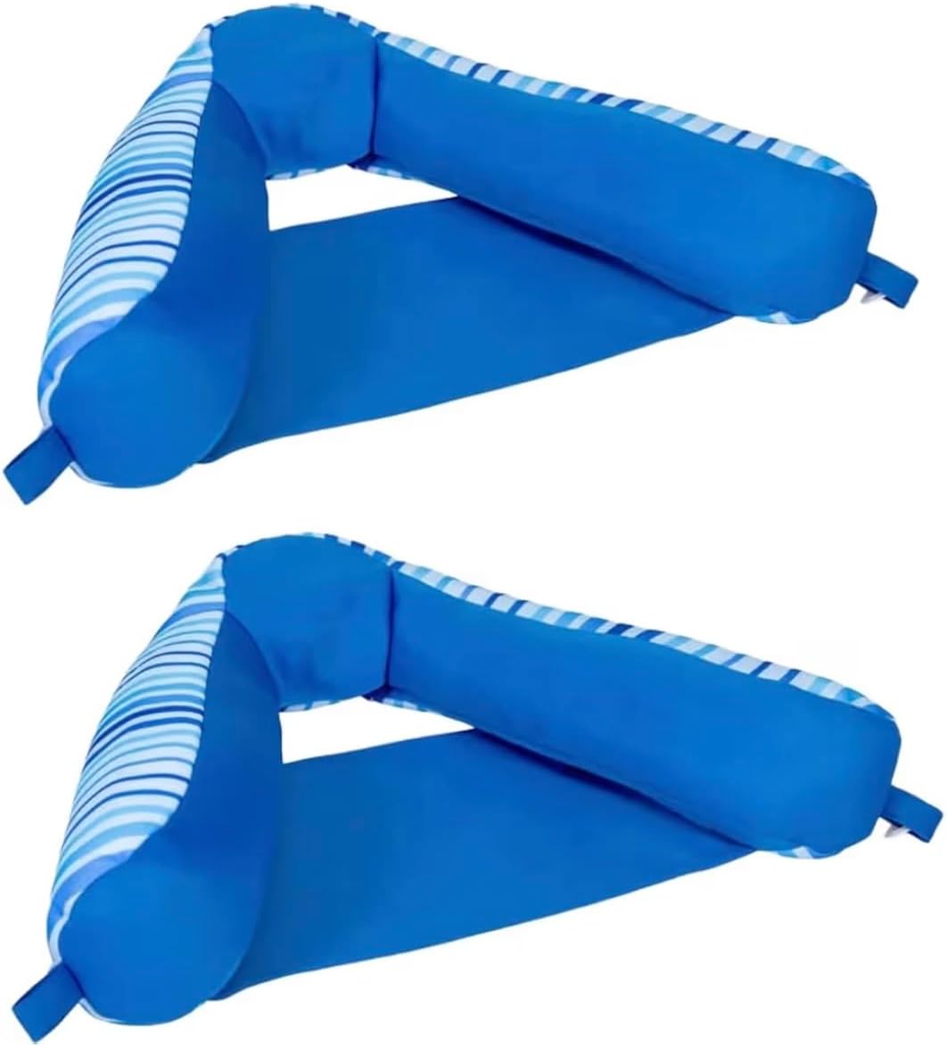 Big-Joe Kona Noodle Sling Chair Pool Float, Blue, Foam, Floating, Buoyancy Aid, 42.5 x 5 Inches (2 Pack)