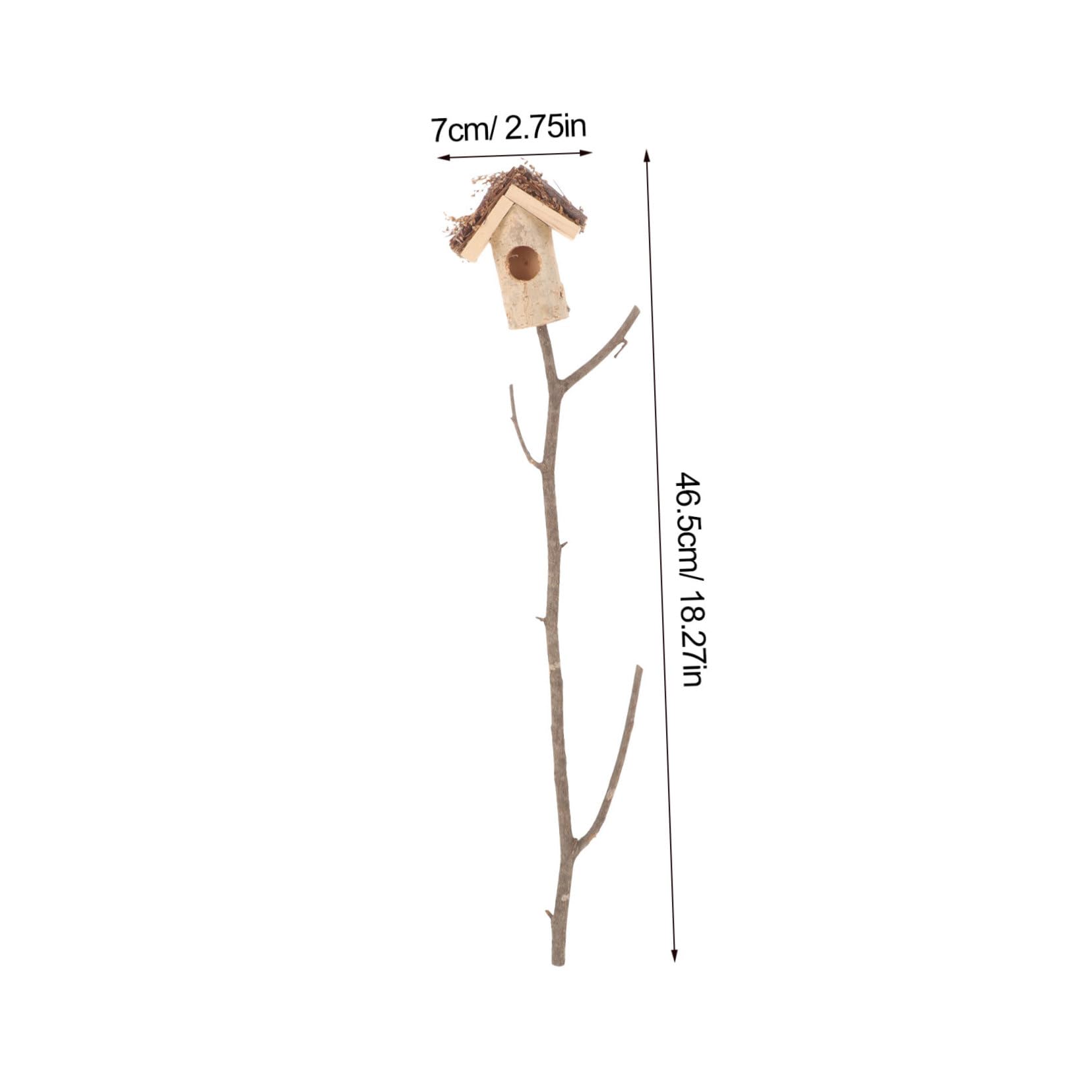 VICASKY Bird Nest Stake for Outdoor Garden Decor Bird Breeding Nest Durable and Attractive Birdhouse for Nature Lovers for Kindergarten Park and