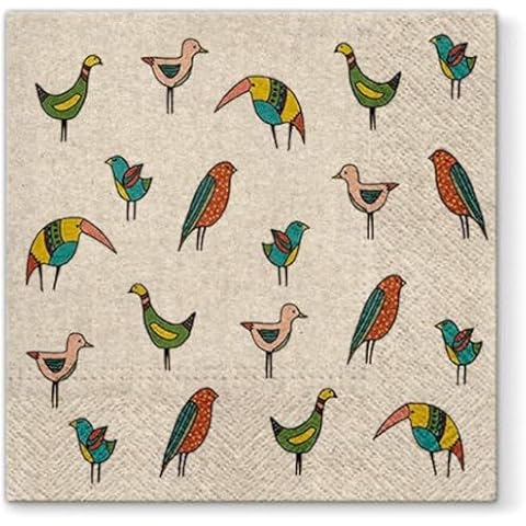 PAW Eco Friendly Decorative Napkins - Bird Friends Cover