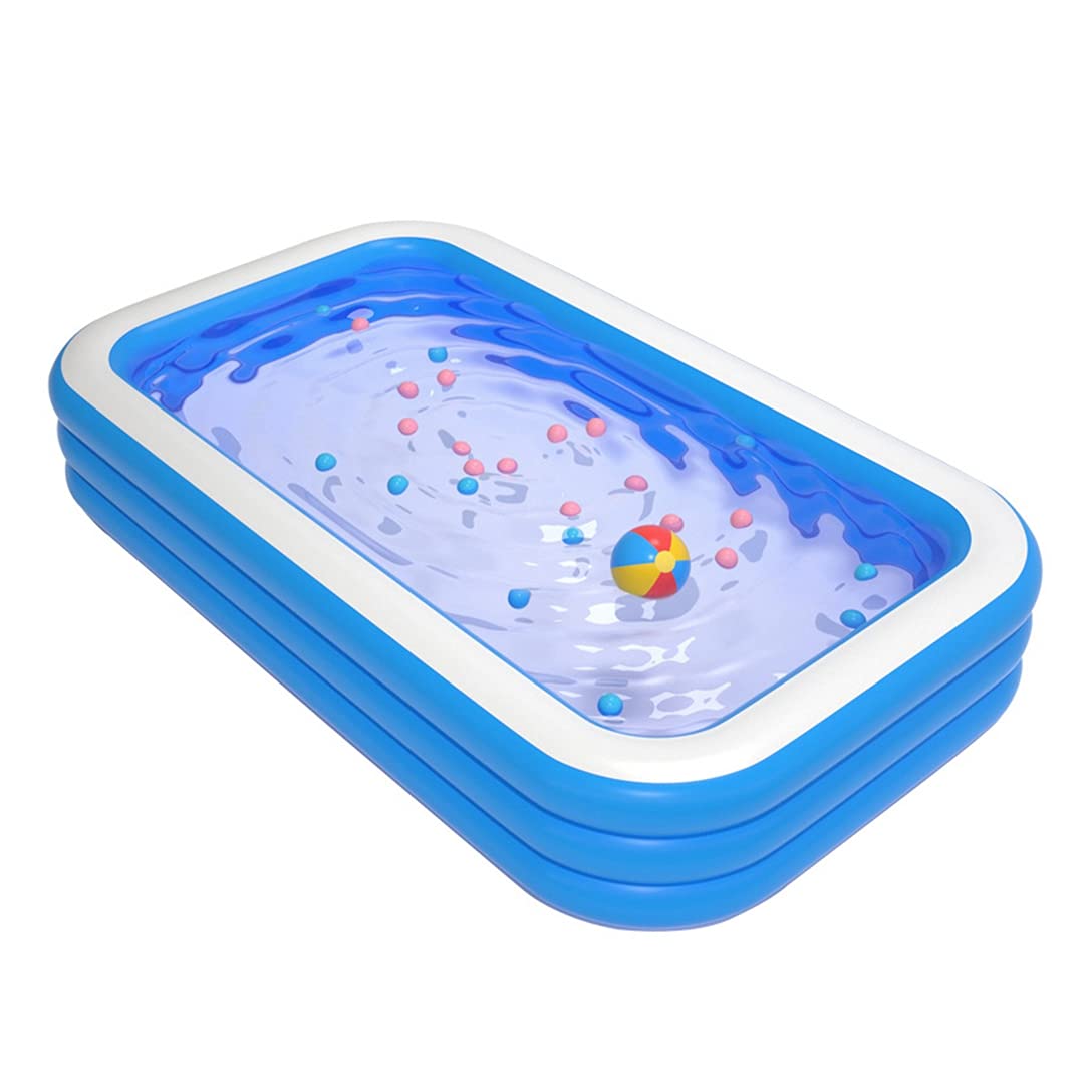 Amazon | エアープール 自動膨張 ビニールプール 大型 子供用プール