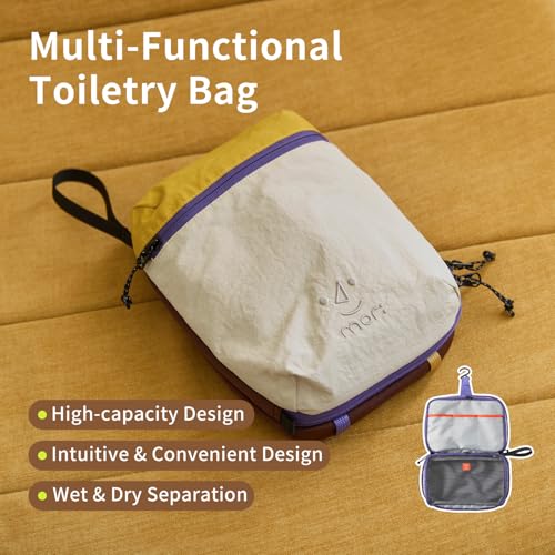 morning deer Medium Sized Toiletry Bag Travel Bag Wet-Dry with Hanging Hook Review product image