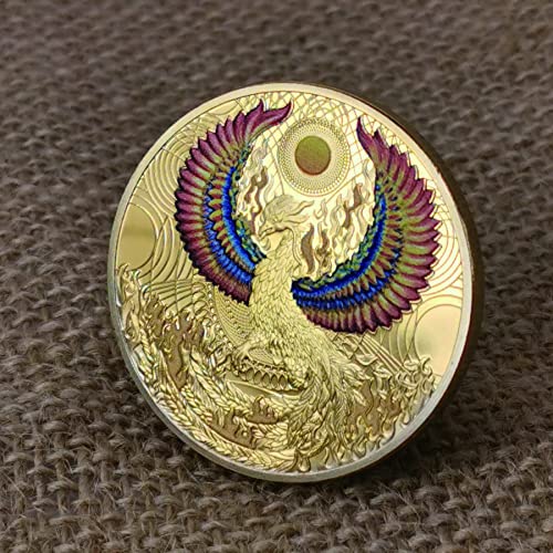 Yakin Shop Phoenix From The Ashes Twelve Chinese Zodiac Challenge Coin,Gold #TOP3