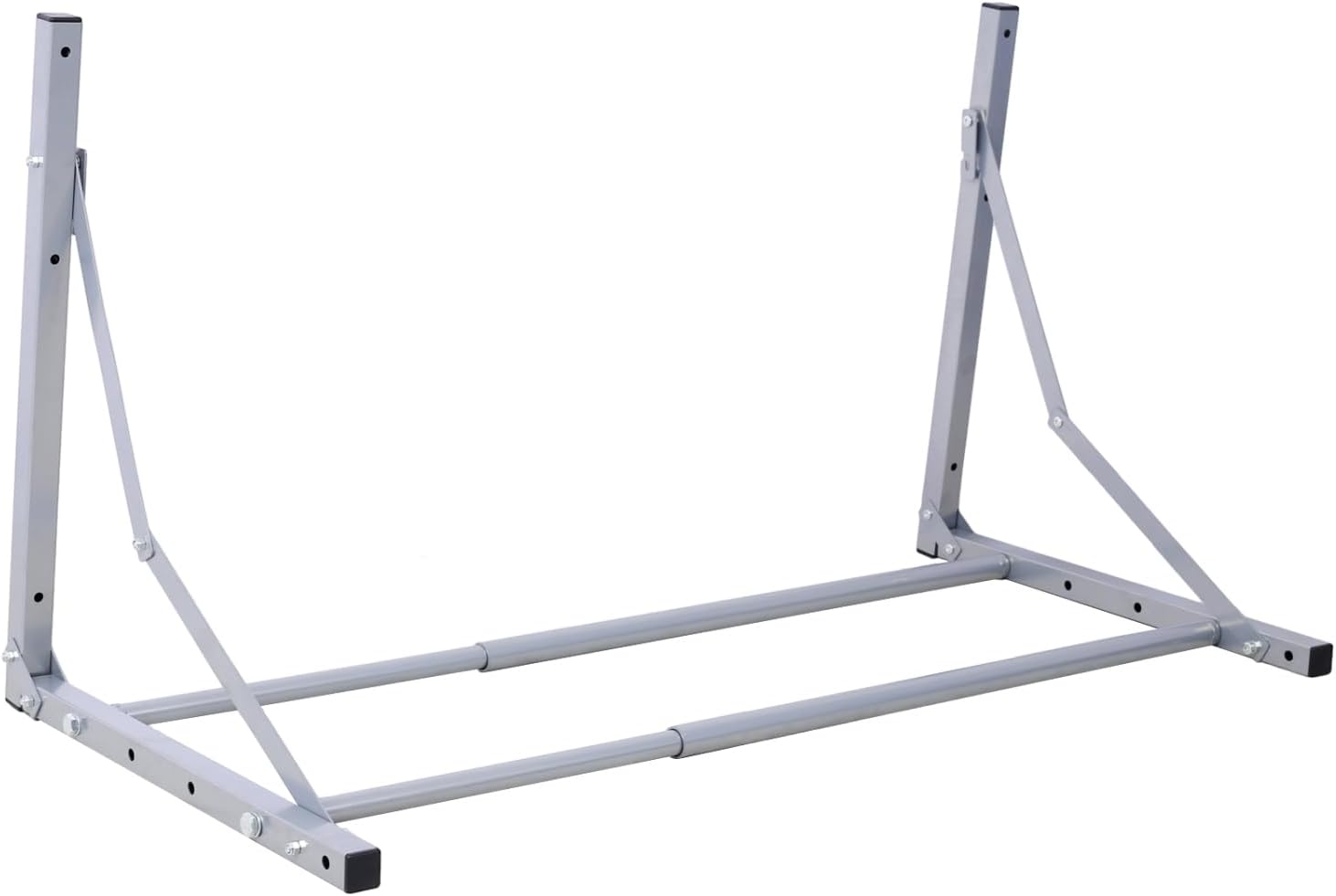 Wall-Mounted Folding Tire Storage Grey Space-Saving Storage Garage & Workshop Versatile Storage