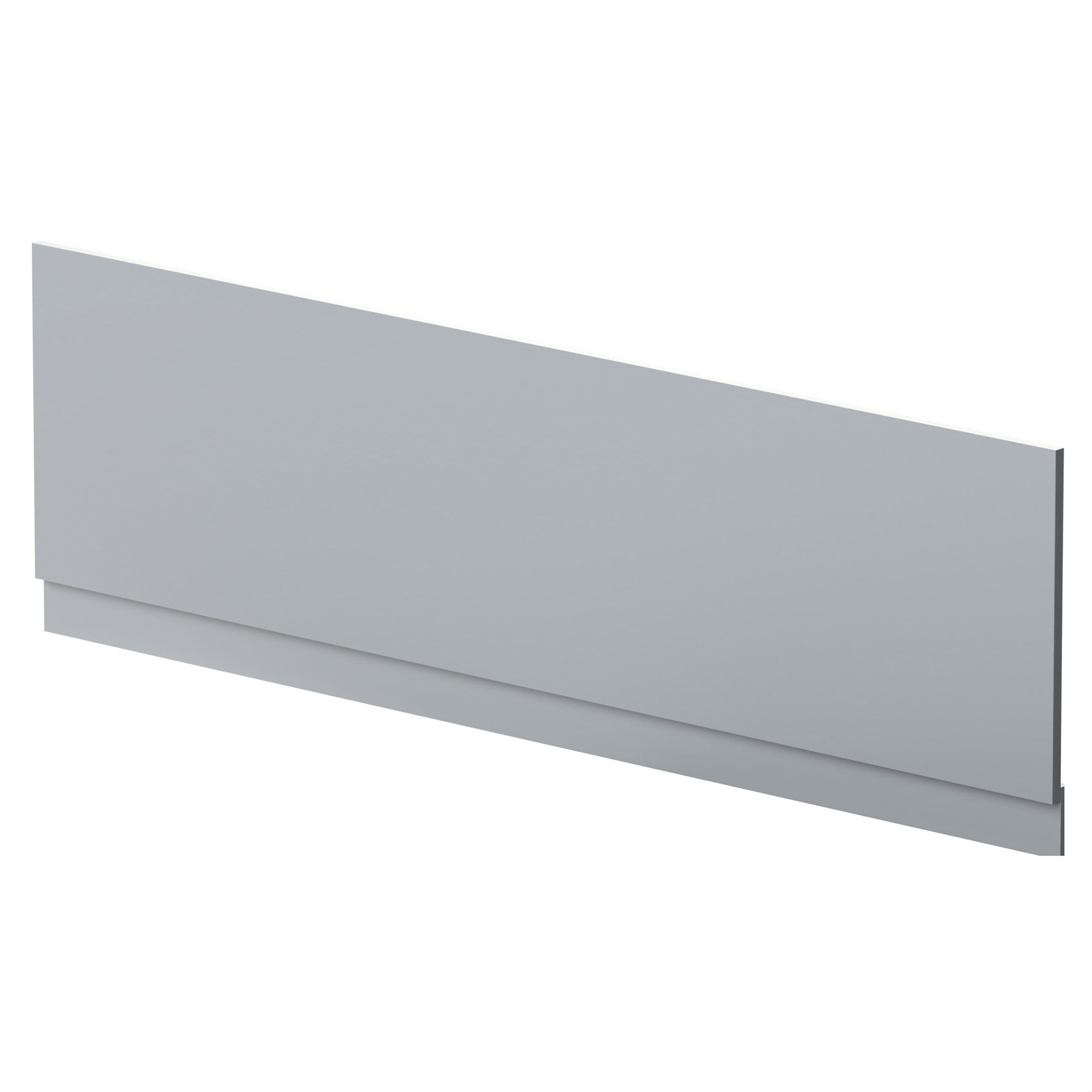 1800Mm Straight Reversible Bath Front Panel & Plinth - Satin Grey 5056678451830