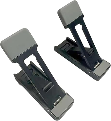 Miniatura 6 de 2 unids portátil portátil soporte de aluminio pequeño soporte plegable altura portátil soporte accesorios para teléfono soporte