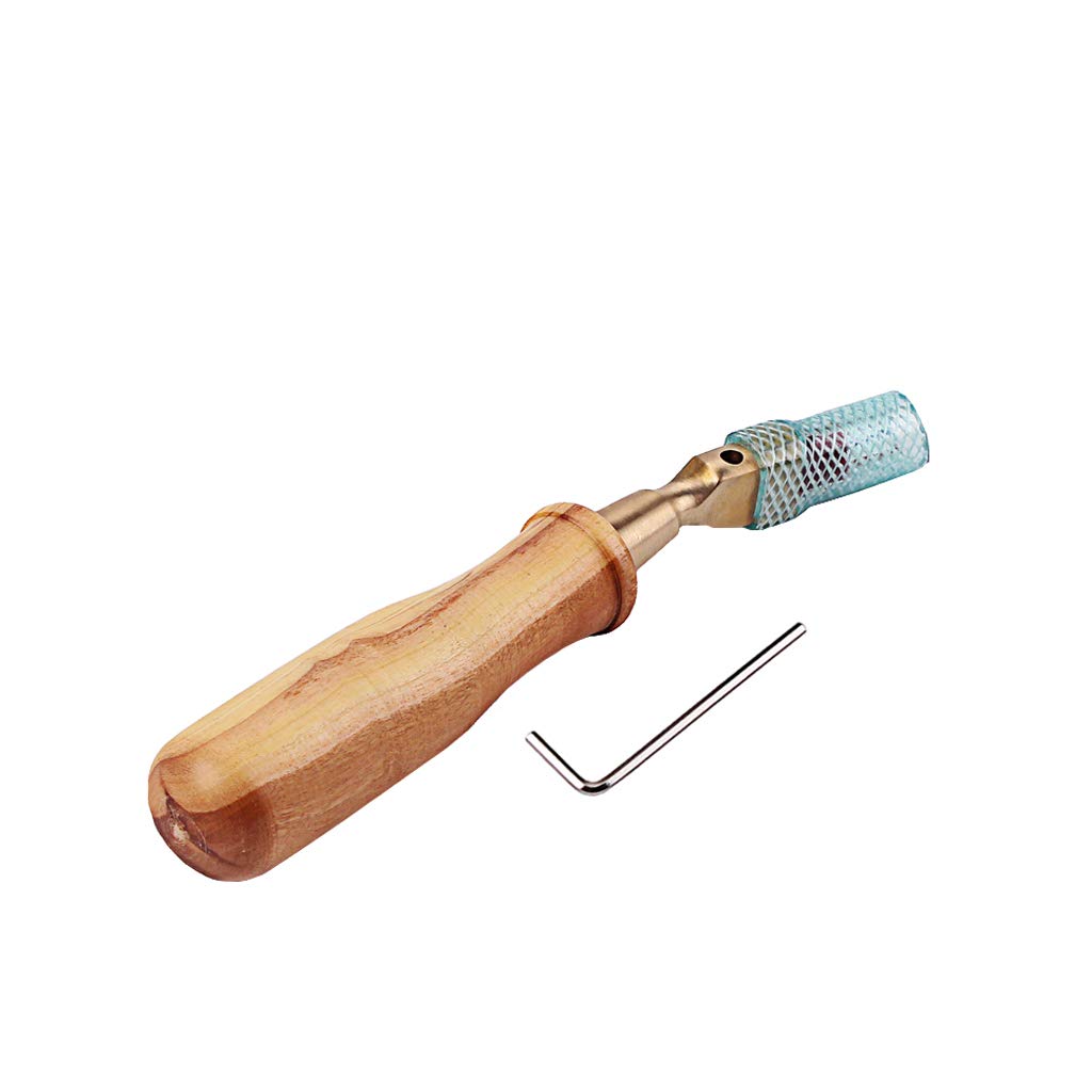 Alnicov, martillo de piano de madera de azufaifa ajustable de 4,5 pulgadas, herramienta de sonorización de pin de codo fijo con mango de madera dura para piano
