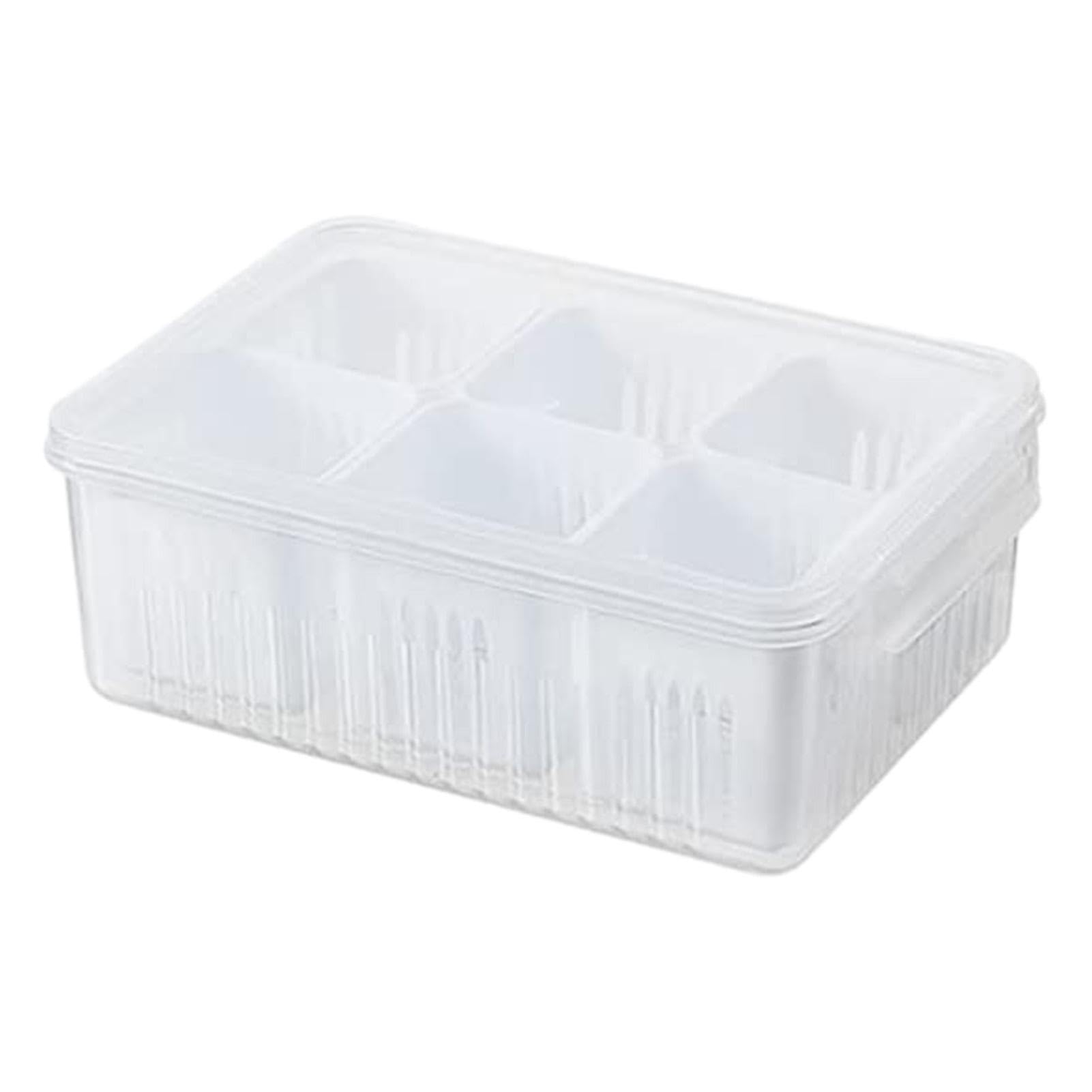Amazon.co.jp: 冷蔵庫用食品保存容器 - 6イン1 冷蔵庫 鮮度を保つ食品