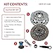 Clutch And Slave Kit Set compatible with Ranger B2300 B2500 B3000 Bse Xl Xlt Limited Sport Stx Ds 1995-2011 2.3L L4 Gas Dohc 2.5L Gas Sohc L4 3.0L V6 Gas Ovh (Self-Adjusting Clutch Cover; 07-116S)