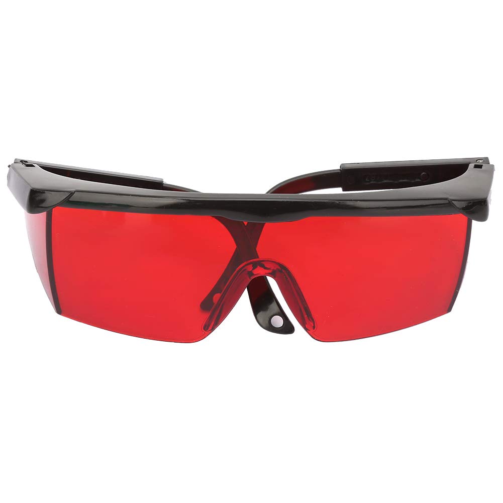 Occhiali protettivi laser, occhiali protettivi laser per PC portatili Occhiali anti laser di sicurezza per tutte le direzioni per la depilazione Disinfettante UV con luce blu(Rosso)