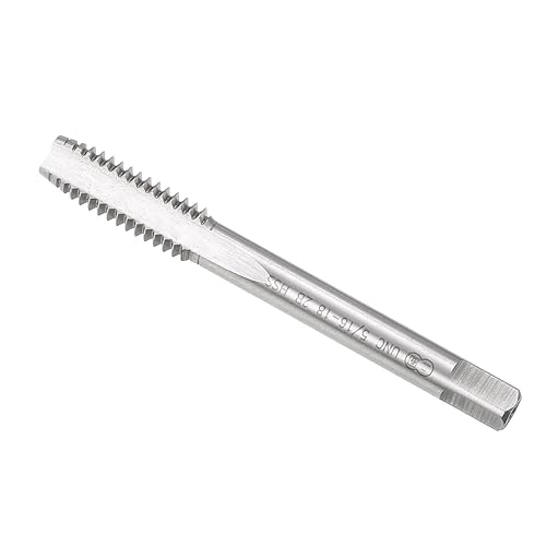 Tapones de fresado de rosca, rosca UNC 516-18 2B, máquina de acero de alta velocidad, herramienta de roscado de tornillos de 3 flautas rectas -