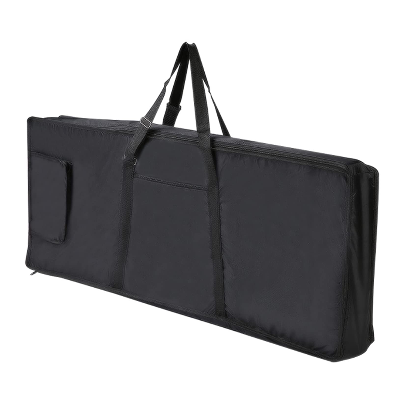 MGGi 39" 61-Note Keyboard Gig Bag Electric Piano Case Padded with 6mm Cotton,Adjustable Shoulder Travel Strap and Storage Pocket - Black for 61 Key Electric Piano, 39'' x 16" x 6''