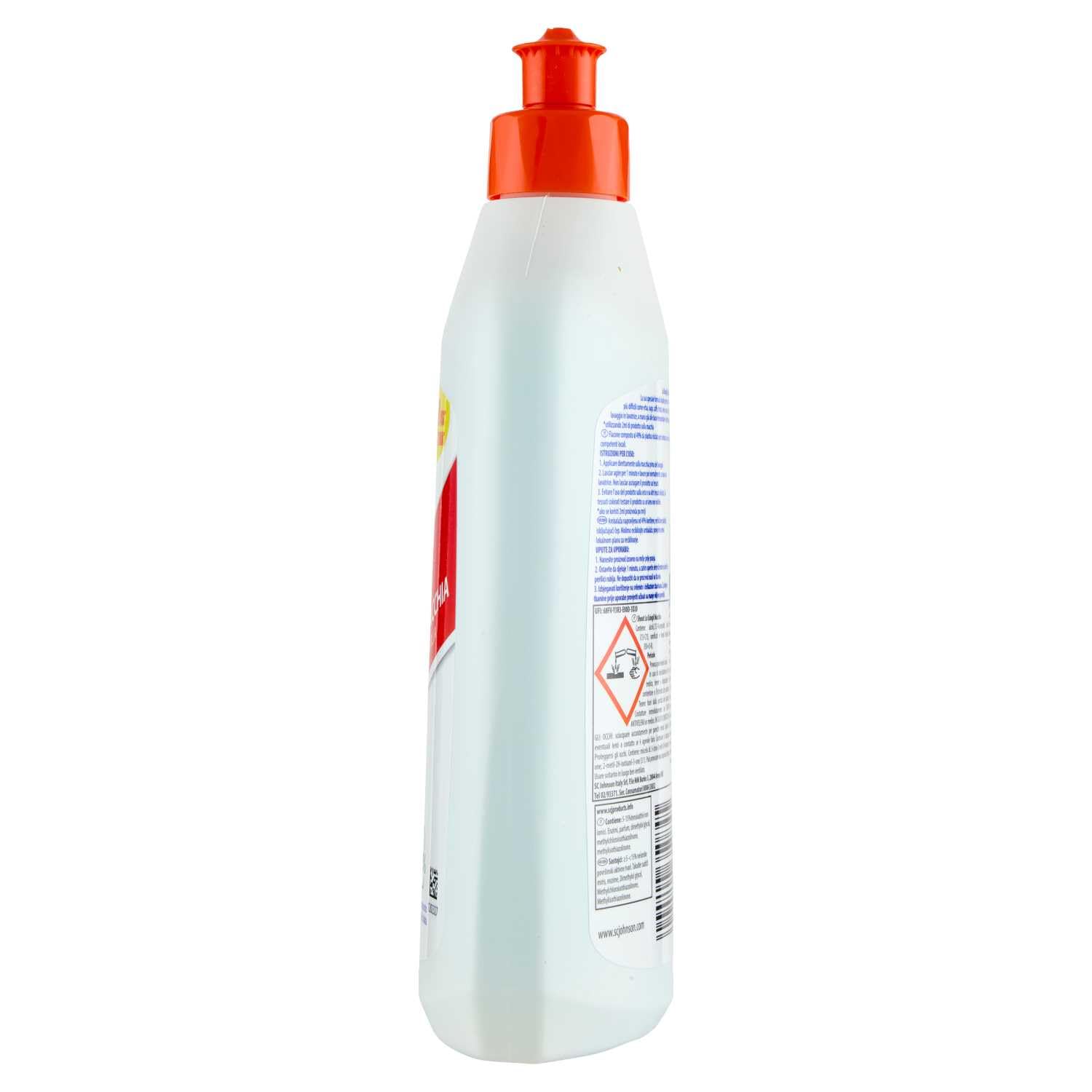 Shout - Quitamanchas líquido para ropa (8 unidades, elimina las manchas difíciles, ideal antes de lavar en la lavadora, 500 ml, incluye llavero Beni Culinari gratuito)