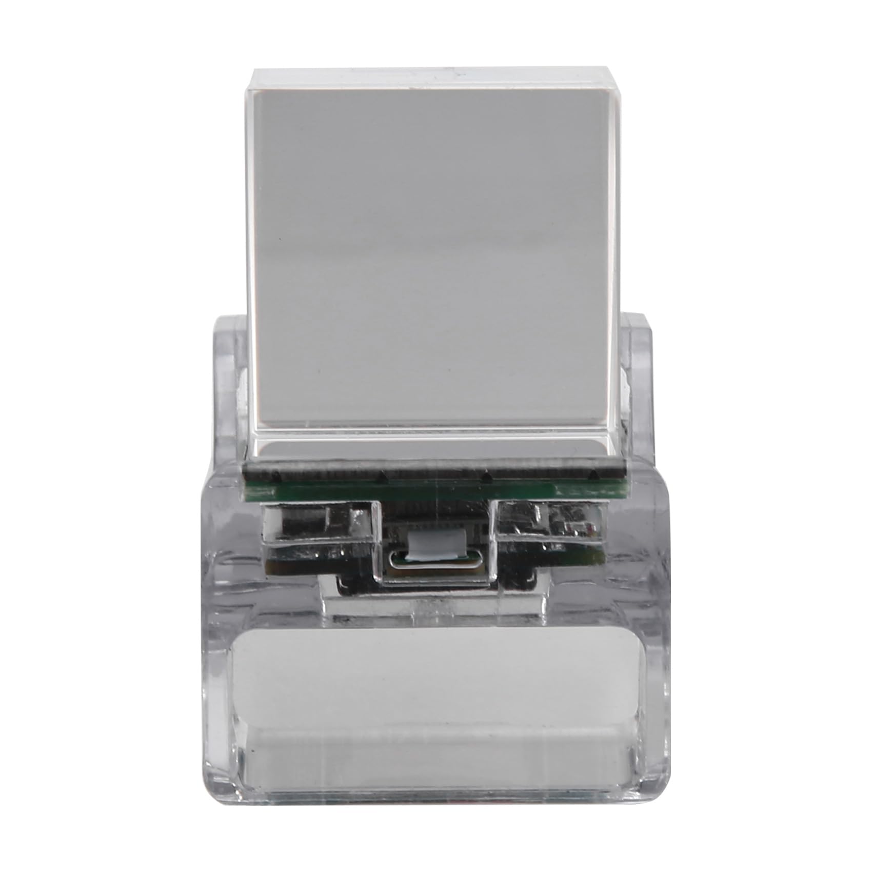 UDSKNV[KSL Crystal Lamp Base with Transparent Miniature TV, Illuminated Optical Components& -Holographic Ornament