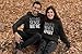 shop4ever Nothing Makes Sense When We're Apart Couples Matching Hoodie Sweatshirts Large Black // Large Black