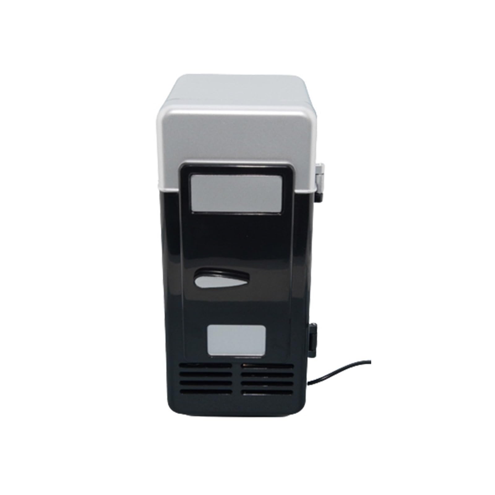 Mini refrigerador for automóvil, Calentador de Agua for vehículo, refrigeración, Modos duales, Mini refrigerador, Viajes, Picnic, USB, latas de Bebidas, hielera(Black)