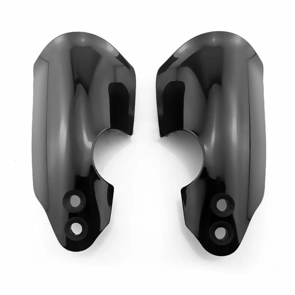Garde-mains Moto Protège-mains De Moto Guidon Pour Harley Softail Dyna Road King Fat Boy Fat Bob Low Rider Protège-mains Protège-mains CYPMDW(Gloss Black)