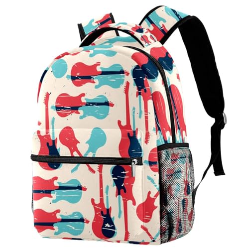 Sac à dos d'école pour adolescentes et filles grand format multicolore 29.4x20x40cm