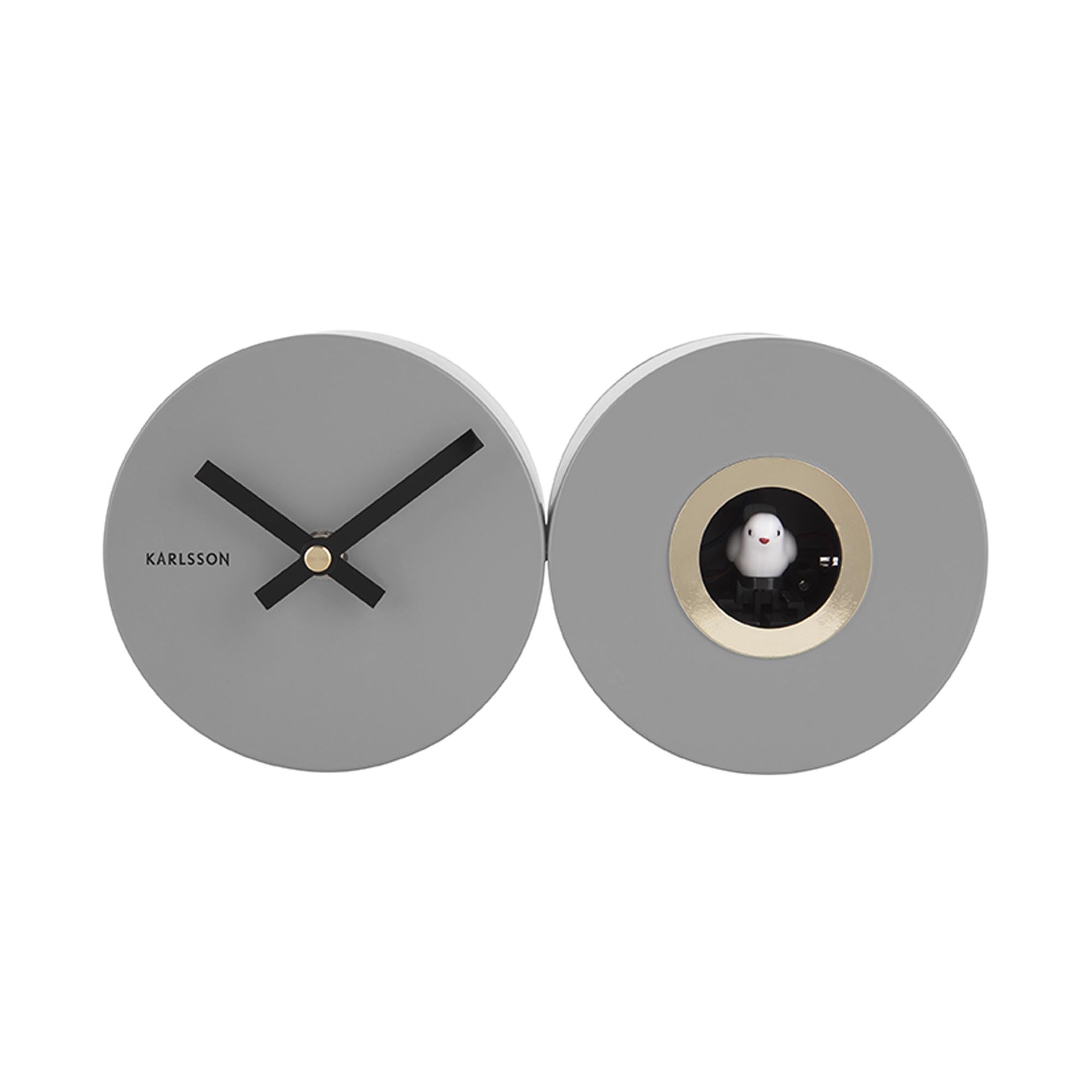 Karlsson Horloge Murale Duo Cuckoo - Hauteur 13 cm - Present Time