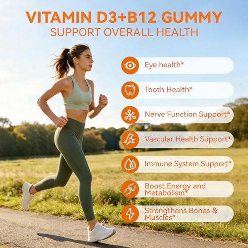 Agumoon Vitamin D3 B12 Gummies
