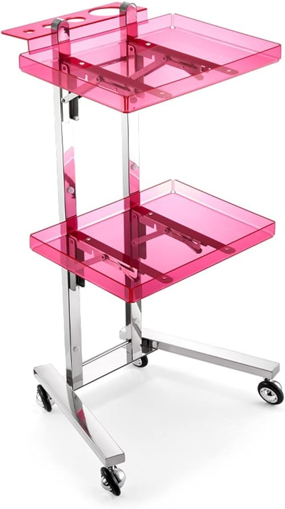 Chariot utilitaire pliable en métal avec roulettes pour salon et cuisine
