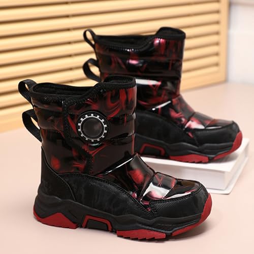 Snow Boots Winter Waterproof Slip Resistant Cold Weather Shoes for Kids2