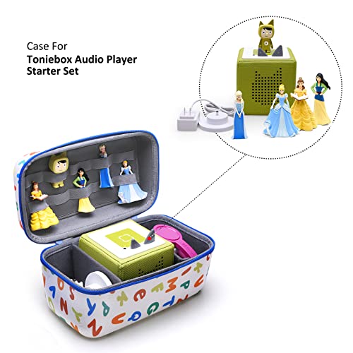 XANAD Hard Case for Toniebox Audio Player Starter Set and Tonies Figurine - Carrying Storage Bag