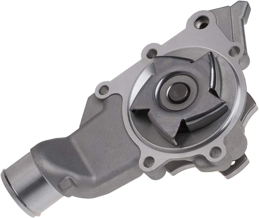 IRONTREE AW7164 Professional Water Pump Kit with Gasket for Jeep Grand Cherokee 1999-2004, Jeep Wrangler 2000-2006, 4.0L L6 Engine, Replace for 05025366AF 5012366AA 5012366AB