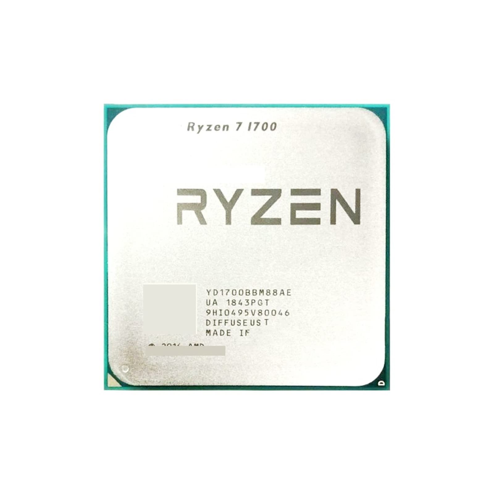 Processeur AMD Ryzen 7 1700 - 3.0 GHz, 8 Cœurs / 16 Threads, Socket AM4, Pour Gaming Et Création