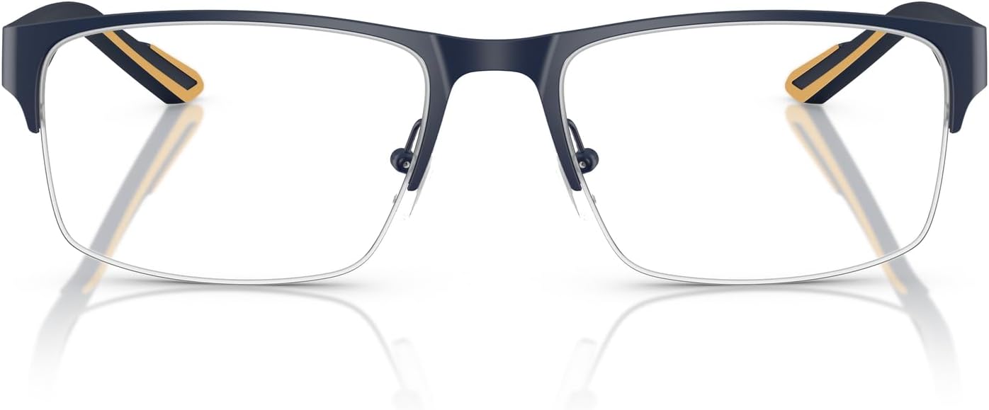 Armani Exchange mens Ax1068 Rectangular Prescription Eyewear Frames