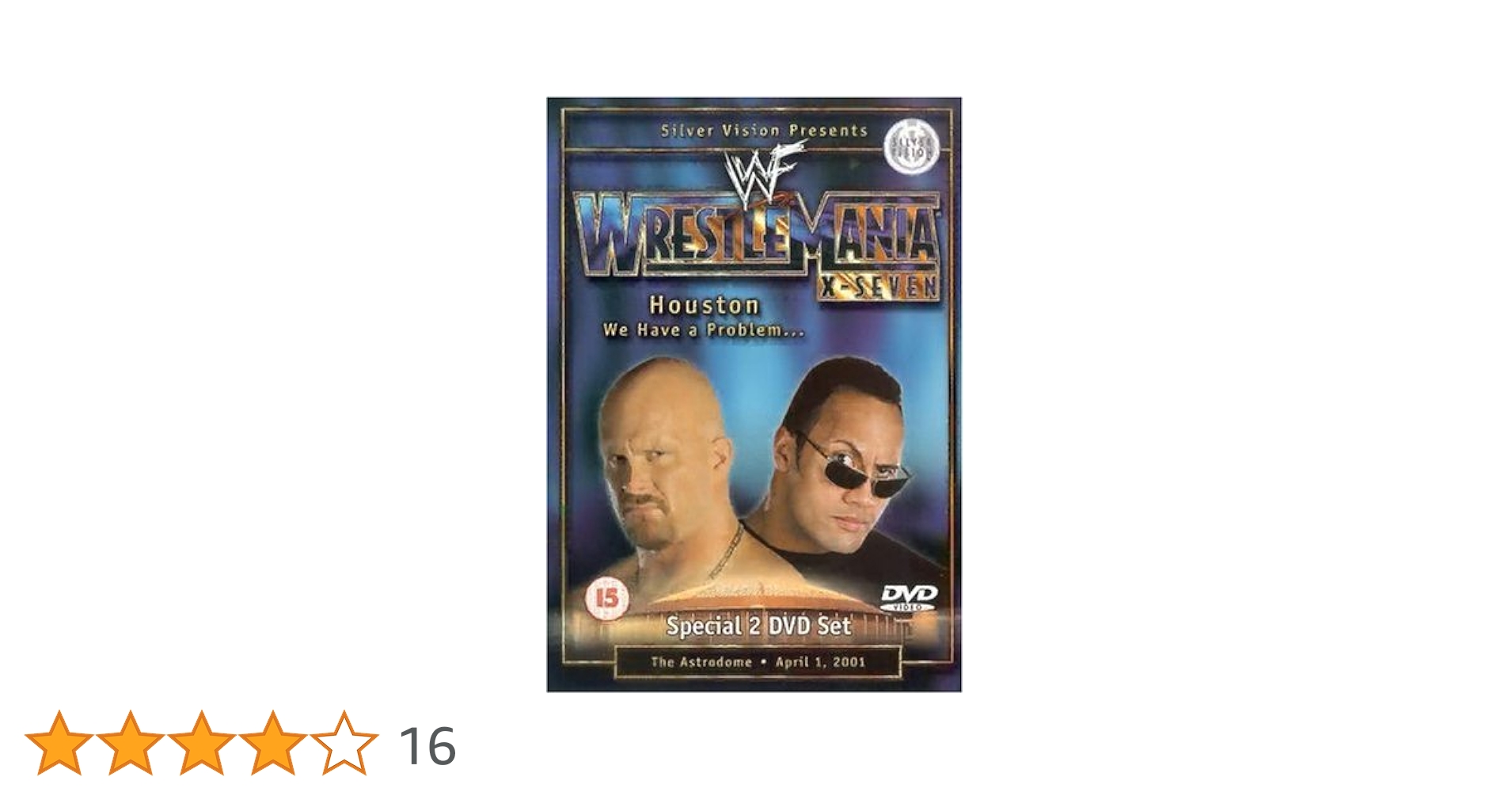 ★送無！Wwf: Wrestlemania X-Seven [DVD] WWF - WrestleMania X-Seven (DVD, 2001, 2-Disc Set