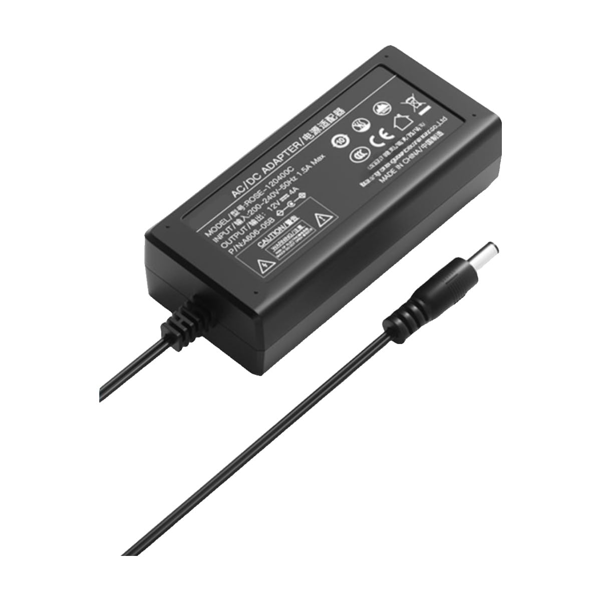 Netzteil 12V 5A 5,5 * 2,1mm gerades AC-Kabel