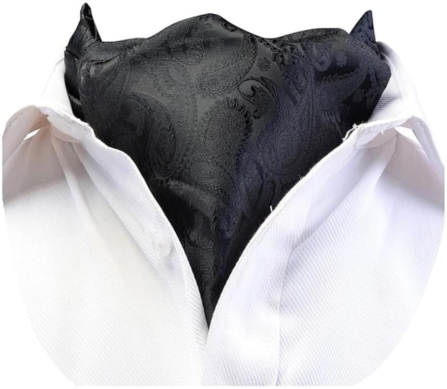 Fine Warp Men's Scarf | Cravat Tie – Premium Polyester Retro Design-image-30