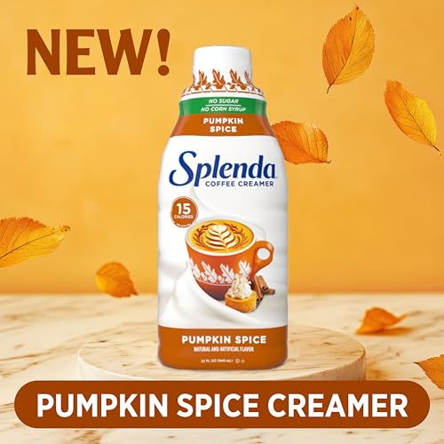 Image of SPLENDA Sugar Free Pumpkin Spice Coffee Creamer, 32 Fl Oz. (Pack of 2)