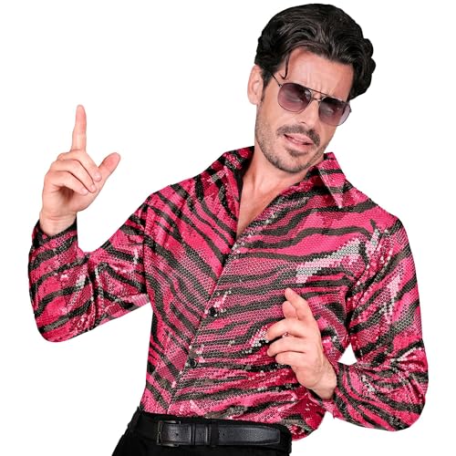 W WIDMANN MILANO Party Fashion - Chemise Ă Paillettes pour Homme