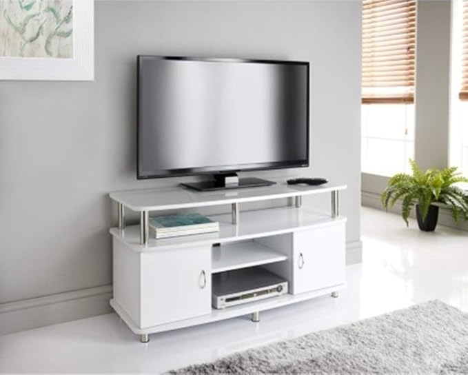 New Norsk High Gloss 2 Door TV Unit Fabulous addition to your living room with shelving to place